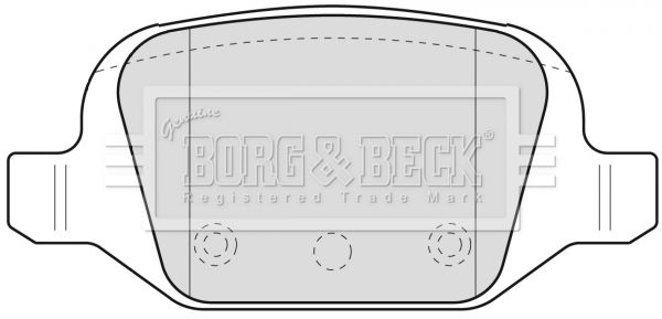 BORG & BECK Jarrupala, levyjarru BBP1775